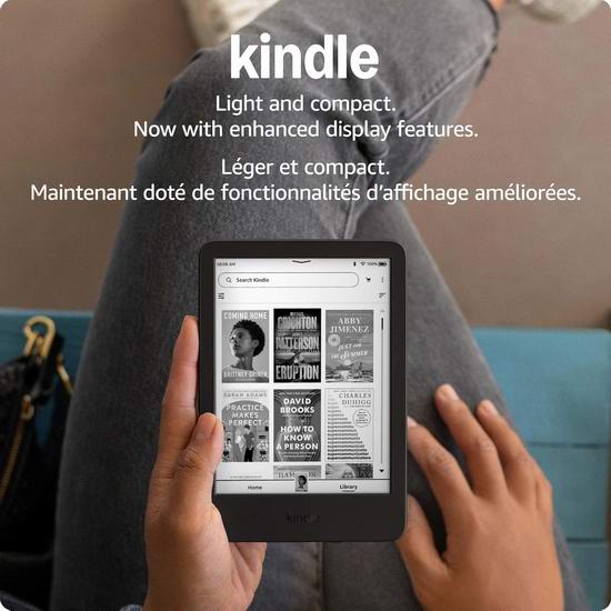  新品 Kindle 6英寸 最轻最紧凑 无眩光电子书阅读器 124.99加元包邮！2色可选！