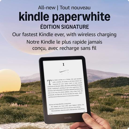  Kindle Paperwhite 签名版 7英寸电子书阅读器 199.99加元包邮！2色可选！