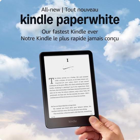  历史最低价！新品 Kindle Paperwhite 7英寸电子书阅读器（16GB） 154.99加元包邮！