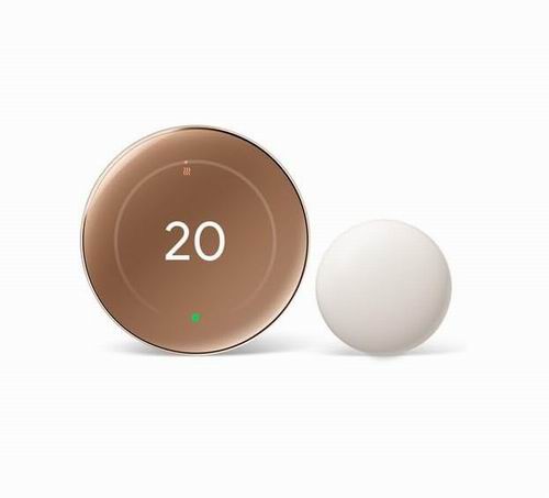  Google Nest 第4代学习型恒温器+第2代温度传感器 319.99加元（原价 379.99加元）！3色可选