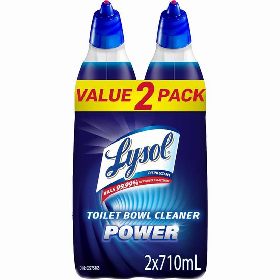  Lysol 强力马桶清洁剂（2 X 710毫升） 6.97加元！