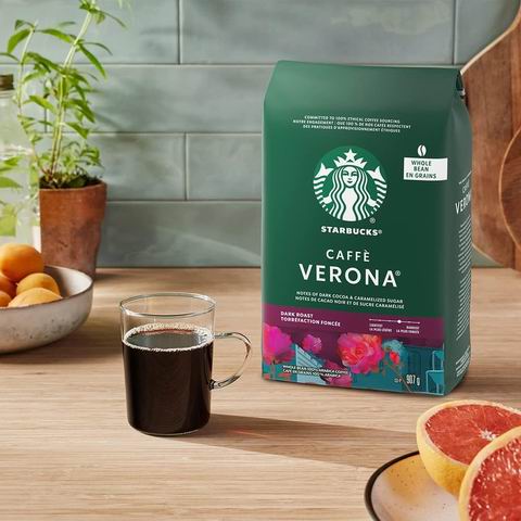  Starbucks 星巴克浓缩烘焙全豆咖啡907克 18.03加元（原价 25.49加元）！多款可选
