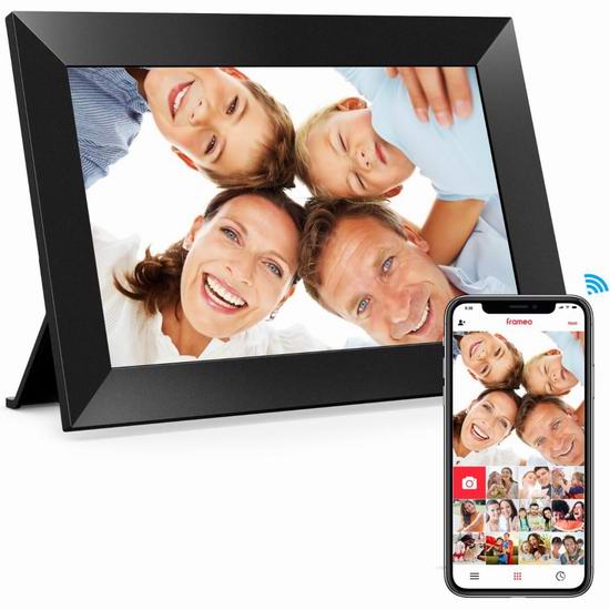  Frameo 10.1英寸 32GB WiFi 高清IPS电子相框5.7折 62.76加元包邮！