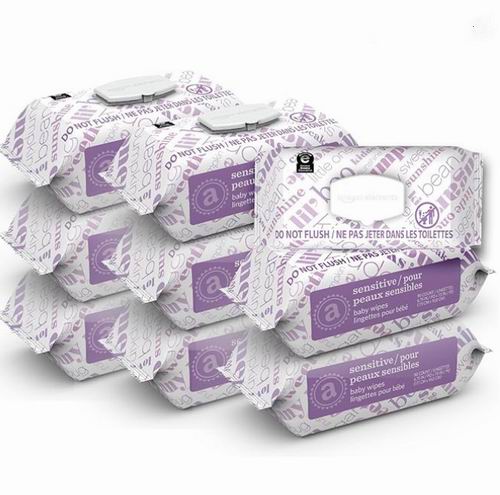 Amazon Elements 宝宝湿巾纸 9 × 90张（共 810张 ） 19.94加元（原价 24.99加元）！3款可选