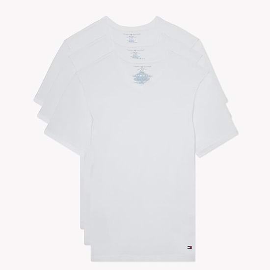  Tommy Hilfiger 男式纯棉经典V领T恤3件套（M/XL码）6.2折 24.96加元！单件仅7.49加元！