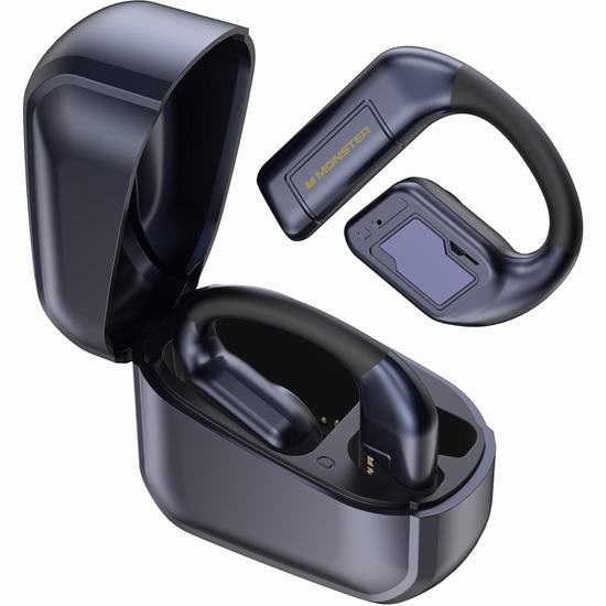  白菜价！历史新低！Monster Open Ear AC310 HiFi 魔声开放式真无线耳机2折 29.99加元包邮！2色可选！