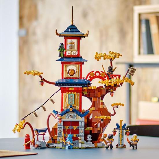  历史新低！Lego 乐高 71795 幻影忍者 神龙能量核神殿（1029pcs）6.8折 81.2加元包邮！
