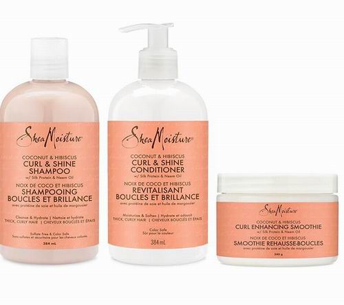  Shea Moisture  椰子芙蓉洗发水+护发素3件套 29.85加元（原价 37.19加元）