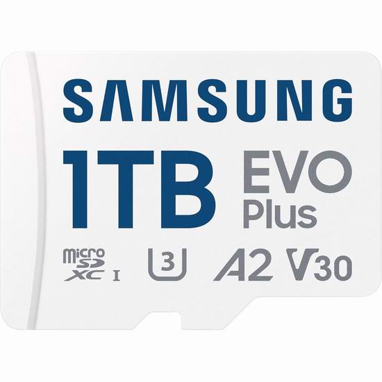  历史新低！SAMSUNG EVO Plus microSD 1TB 三星闪存卡5折 99.99加元包邮！
