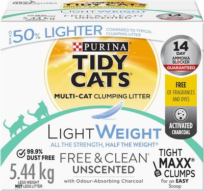  Tidy Cats 无香型猫砂5.44公斤 18.97加元（原价 23.97加元）