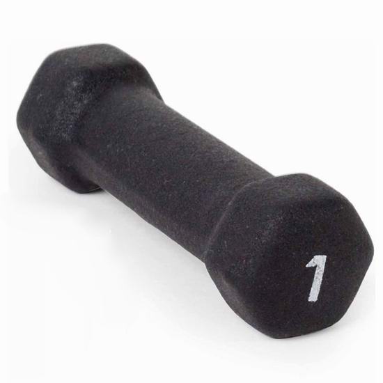  白菜价！历史新低！Cap Barbell 1磅重 氯丁橡胶涂层 健身哑铃2.7折 1.98加元！