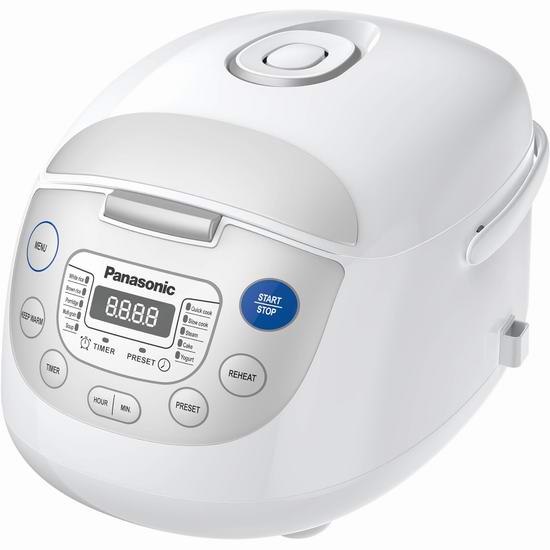  历史最低价！Panasonic 松下 SRZC123L 6杯量 微电脑智能电饭煲6.9折 89.99加元包邮！