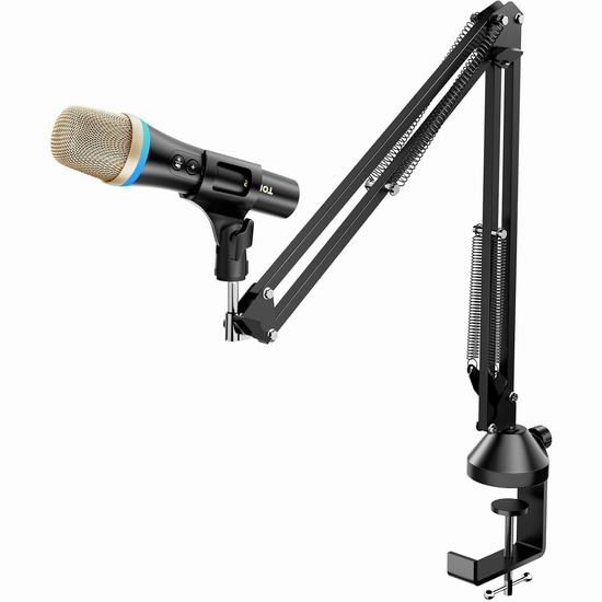  超级白菜！历史新低！TONOR TD310+ USB 动圈麦克风+支架套装2.1折 14.99加元清仓！