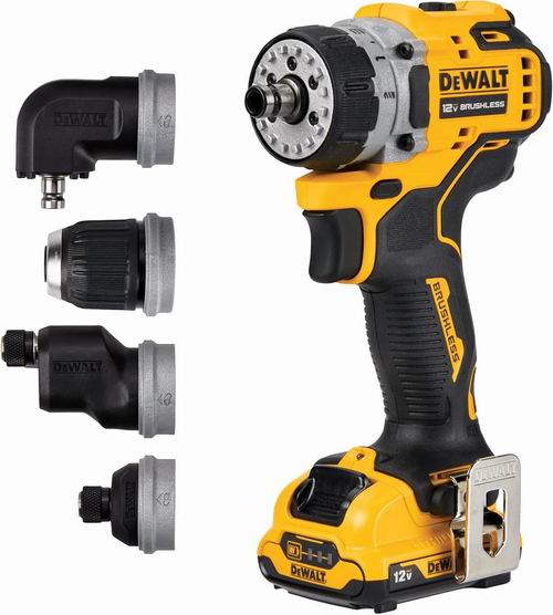  DEWALT 12V MAX  XTREME 无刷 5合 1钻头/驱动器套件 179加元（原价 249加元）
