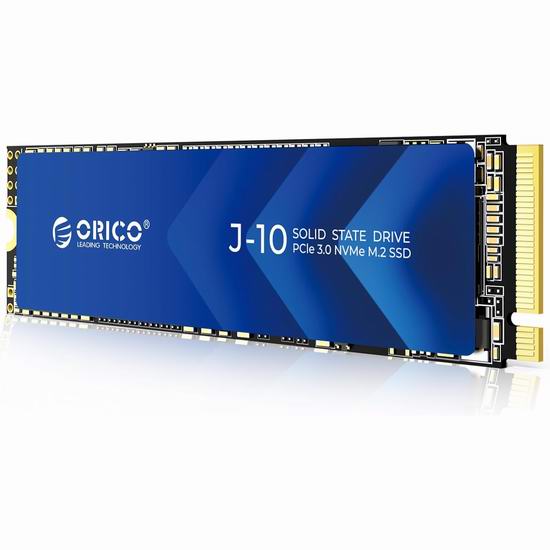  历史新低！ORICO NVMe 带散热器 1TB M.2 SSD 固态硬盘7.4折 55.49加元包邮！