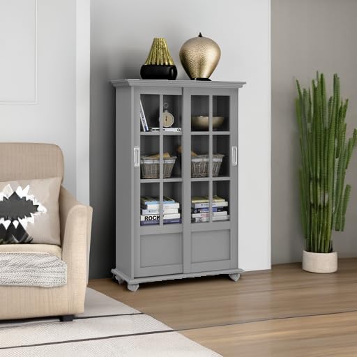  Ameriwood Home Aaron Lane  滑动玻璃门书柜 329.99加元（原价 399.99加元）