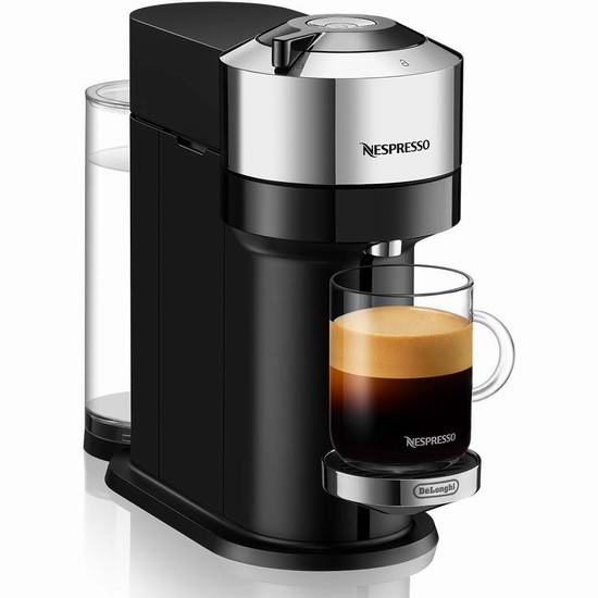  Nespresso Vertuo Next Premium 蓝牙智能胶囊咖啡机5折 139.5加元包邮！