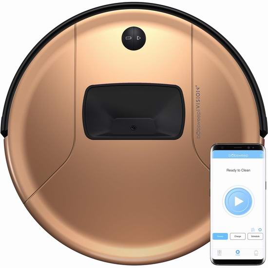 白菜价！bObsweep PetHair Vision Plus 扫拖一体 智能扫地机器人2.9折 249.99加元包邮！2色可选！Walmart、Homedepot同款699加元！