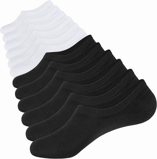  Closemate 男女款防滑棉质隐形袜 6双  19.99加元（原价 24.99加元）！每双3.33加元