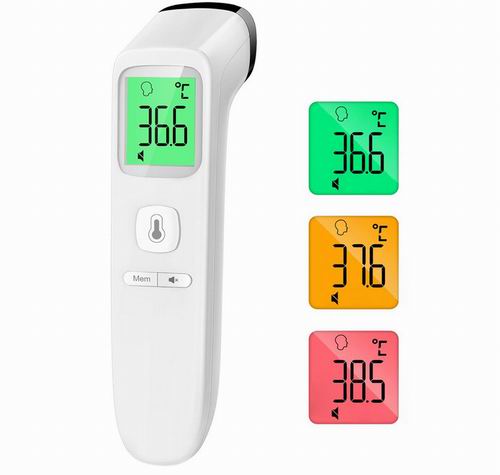   Viproud 非接触式温度计 1秒快速测温 25.73加元（原价 35.99加元）