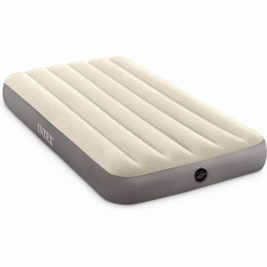  INTEX 64103E 10英寸Twin充气床垫4.7折 21.8加元！
