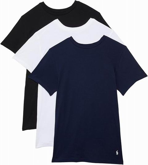  Polo Ralph Lauren 男士修身纯棉圆领 T恤3件套 55.58加元（原价 65.37加元 ）
