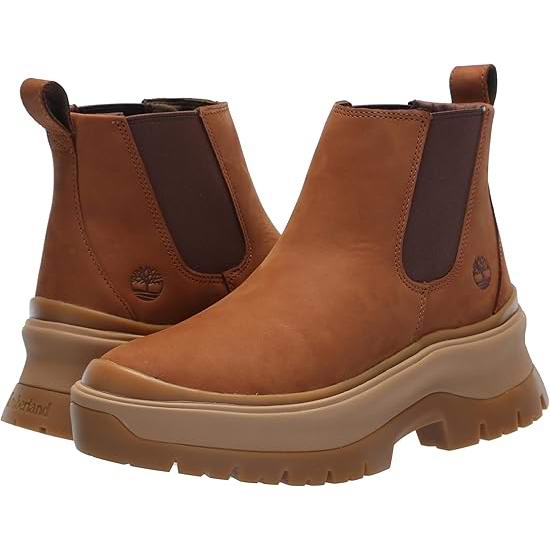  历史新低！Timberland 添柏岚 Roxie Lane 女式厚底真皮短靴4.5折 71.99加元包邮！