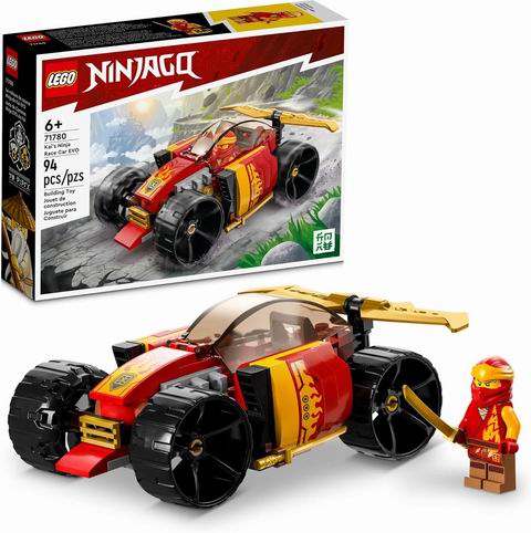  LEGO 乐高 71780 凯的炫酷忍者赛车EVO  12.64加元（原价 13.99加元）