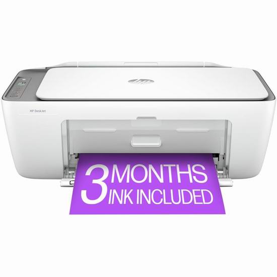  历史新低！HP DeskJet 2855e 惠普多功能无线彩色喷墨打印机4.8折 49.99加元包邮！