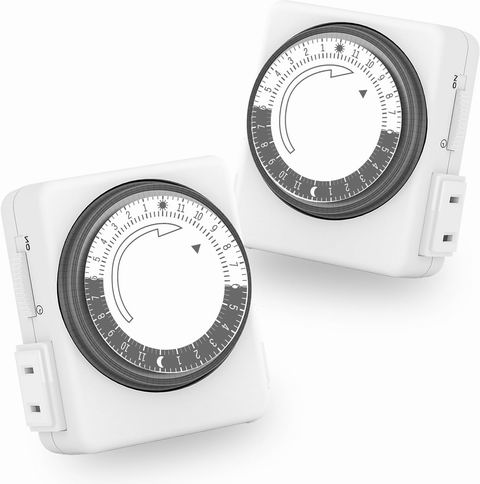  史低价！HBN 室内电源插座定时器 2件套  助您省时省力省钱 8.99加元（原价 17.99加元）