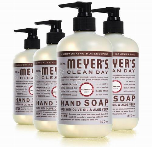  Mrs. Meyer's 薰衣草味 液体洗手液 370毫升 ×4瓶 15.92加元（原价 27.16加元）！每瓶 3.98加元