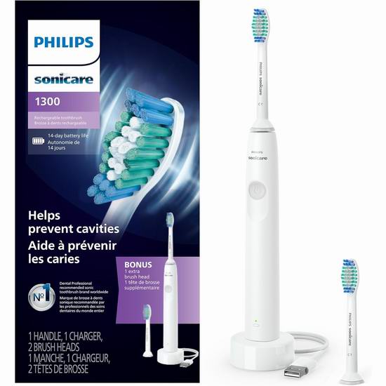  历史新低！Philips 飞利浦 HX3642/02 声波电动牙刷5折 24.99加元！