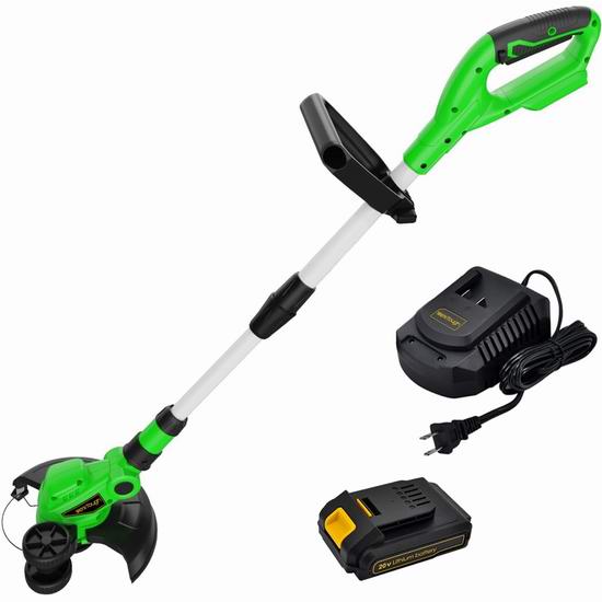 白菜速抢！历史新低！PowerTough 20V G001 无绳草坪修边机3.1折 29.99加元清仓！