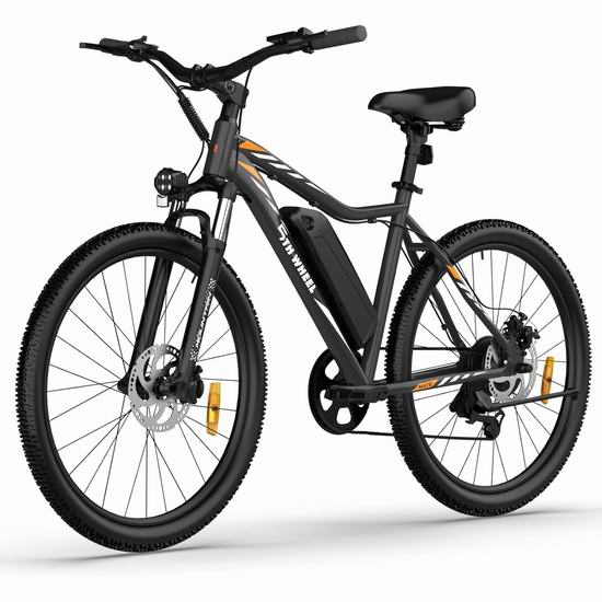  5TH WHEEL Mate 1000W 468WH 7速电动山地车8.1折 729.99加元包邮！续航可达72公里！