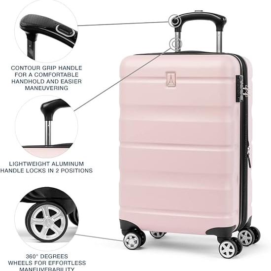 白菜价!Travelpro Runway 21+27英寸 高颜值 可扩展 抗划痕 硬壳拉杆行李箱2件套3折 140加元包邮!