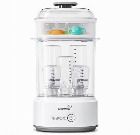 GROWNSY 电动奶瓶消毒器+烘干机  69.99加元（原价 99.99加元）