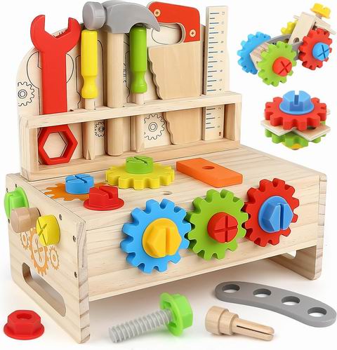  Vanplay 儿童木制工具玩具套装 29.99加元（原价 38.49加元 ）
