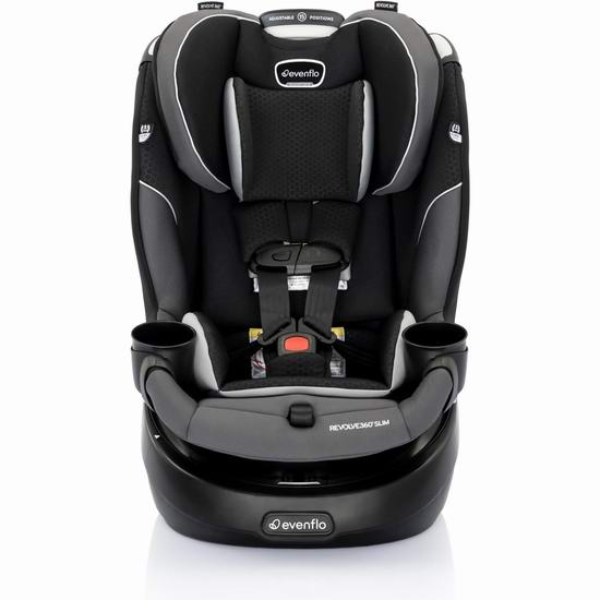  Evenflo Revolve360 Slim 二合一可旋转儿童安全座椅6.7折 399.97加元包邮！