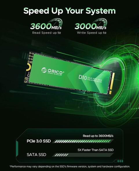  ORICO 2TB M.2 NVMe SSD 内置固态硬盘 116.19加元（原价 165.99加元）