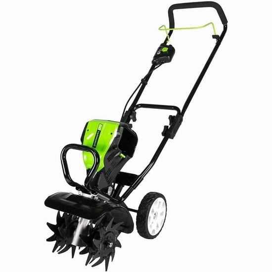  Greenworks TL80L00 10英寸 80V无绳电动松土机6.5折 259.99加元包邮！不含电池！