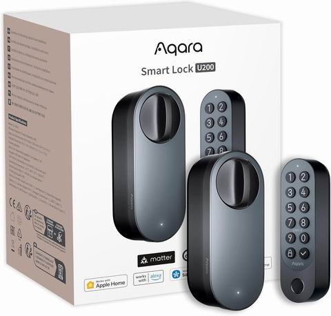  史低价！Aqara  U200 智能锁 279.99加元（原价 349.99加元）！2色可选