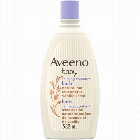 历史新低！Aveeno 艾维诺 薰衣草香草香味 天然燕麦 舒缓宝宝沐浴露（532毫升）4.2折 6.28加元+满减10加元！
