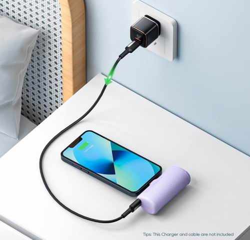  Kuulaa iPhone 4500mAh 迷你移动电源 /充电宝 16.79加元（原价 23.99加元）