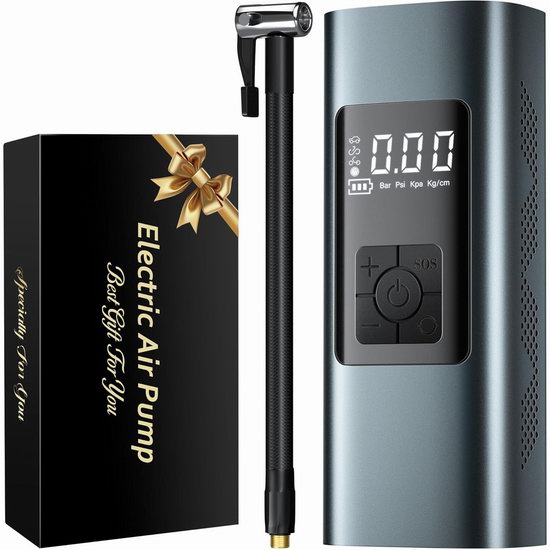  白菜价！历史新低！Coquimbo 150PSI 便携式无绳汽车轮胎电动充气泵3.5折 13.99加元清仓！