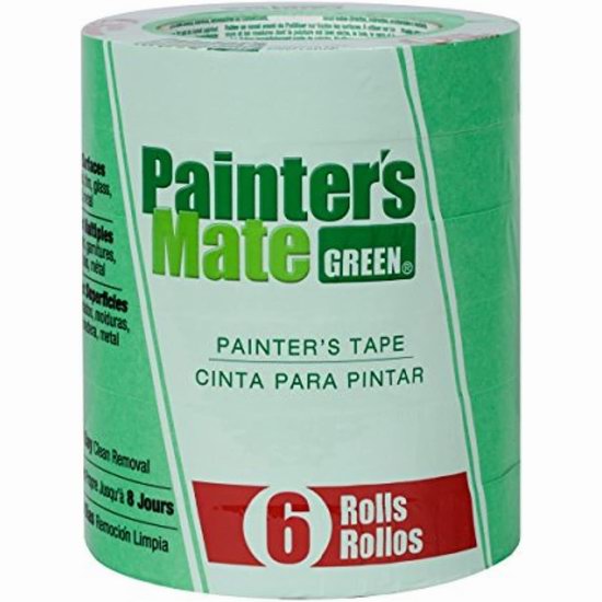  白菜价！历史新低！Painter's Mate 668840 绿色油漆遮蔽胶带（6卷装）2折 8加元！