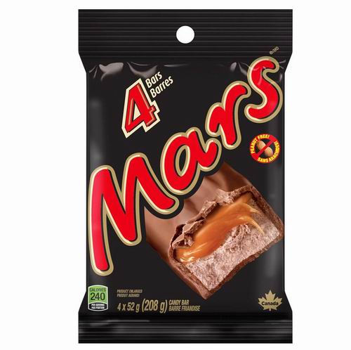  MARS 无花生巧克力糖4条 4.5加元（原价 5.69加元）