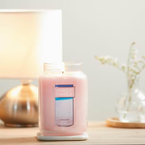 Yankee Candle 粉红沙滩香薰蜡烛 燃烧时间110-150小时  23.99加元（原价  34.99加元）！多种味道可选