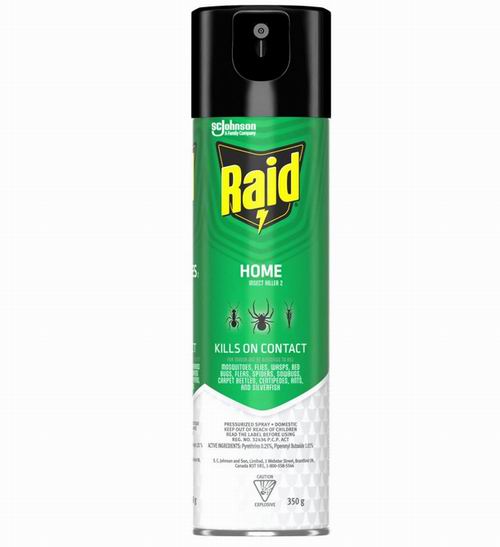  Raid雷达家用杀虫剂喷雾 8.89加元（原价 11.49加元）