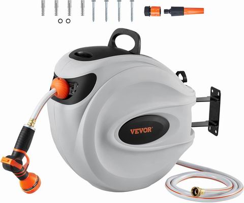 智能浇灌的全能助手！VEVOR 花园自动倒带软管卷盘 363.6加元