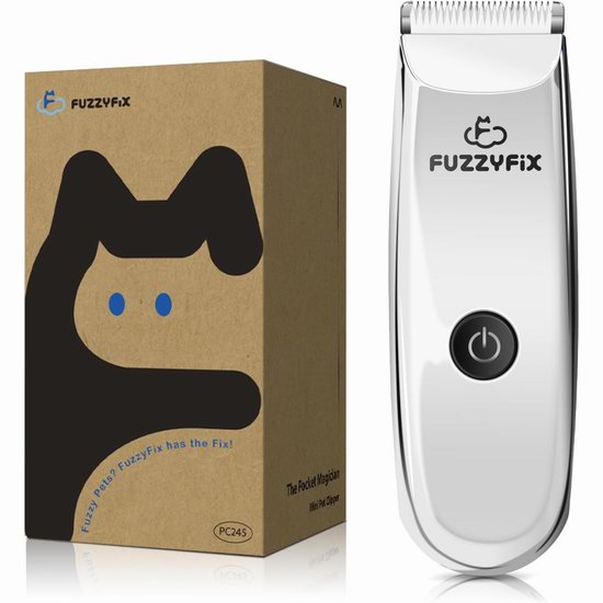  白菜价！历史新低！FuzzyFix 可充电 超静音专业猫狗宠物美容剪2.5折 9.99加元清仓！免税！